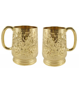 Taza de Café de Latón Personalizada de Alta Calidad, Diseño Moderno, Ecológica, Precio de Fábrica de Instant Traders, Hecha en India, 100% de Satisfacción - Product Image 1