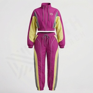 Chaqueta cortavientos con capucha para mujer, de invierno, con dos paneles, para correr, con cordón ajustable, con franjas laterales, personalizable, reversible, atlética - Product Image 1