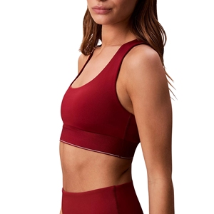 Sujetador Deportivo de Alta Elasticidad para Mujer, Talla Grande, Espalda Cruzada, Antigolpes, para Correr, Gimnasio, Yoga, Cuello en U, Soporte Inalámbrico, Personalizado - Product Image 4