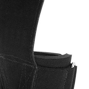 Guantes de levantamiento de pesas Geo Brother Co para hombre, con almohadillas de agarre de mezclilla, protección de palma sin dedos de caucho natural y PVC, resistentes y ecológicos. - Product Image 5