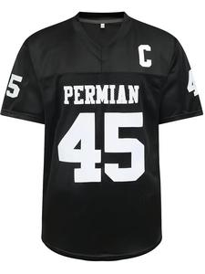 เสื้อเจอร์ซีย์ฟุตบอลใส่ได้ทั้งชายและหญิงเสื้อเจอร์ซีย์ฟุตบอลแห้งเร็วป้องกันรังสียูวีระบายอากาศได้ไซส์ใหญ่พิมพ์ลายดิจิตอลขนาดพลัสไซส์อเมริกันฟุตบอล - Product Image 6