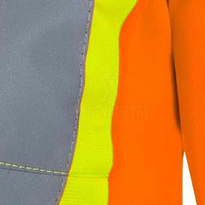 Le design le plus populaire T-shirt de sécurité à manches longues personnalisé de la meilleure qualité T-shirt à manches longues haute visibilité - Product Image 3