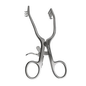 Retractor de Cirugía Veterinaria y humana, Retractor de contorno de cuero cabelludo, 1/2 5 ", 3*4, uso de acero inoxidable quirúrgico alemán afilado, reutilizable - Product Image 4