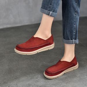 Zapatos Oxford vintage para mujer con cordones, clásicos, cómodos, zapatos individuales para dama, zapatos casuales retro - Product Image 1