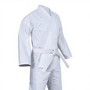 เครื่องแบบคาราเต้ผ้าฝ้าย100% สำหรับทุกเพศชุดนักสู้ศิลปะการต่อสู้ใส่โลโก้ได้ตามต้องการ - Product Image 1