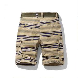 กางเกงขาสั้นคาร์โก้สำหรับผู้ชายสีต่างกันกางเกงคาร์โก้ทันสมัยออกแบบได้ตามต้องการ - Product Image 2