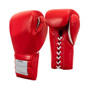 Guantes de boxeo profesionales personalizados para entrenar Nuevo diseño con logotipo Guantes deportivos MMA para adultos - Product Image 1