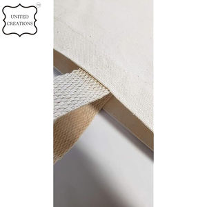 Venta al por mayor de bolsas grandes de algodón orgánico con logotipo personalizado bolsa de lona en blanco - Product Image 5