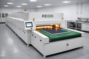 <span class=keywords><strong>Four</strong></span> de séchage à circulation d'air chaud infrarouge lointain de type tunnel REOO pour la cristallisation des modules photovoltaïques en perovskite - Product Image 3