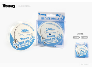 Línea de Pesca Flotante Transparente Universal Yommy de 100m/200m (Nylon) de Alta Resistencia para Uso en Ríos, Lagos y Arroyos - Product Image 1
