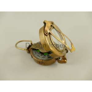 เข็มทิศโบราณสำหรับเดินเรือสินค้าของที่ระลึกสำหรับสะสมของขวัญส่งเสริมการขายงานฝีมือโลหะเข็มทิศทองเหลืองตามสั่ง - Product Image 4