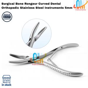 Instrumento Quirúrgico Ortopédico de Primera Calidad, Pinza para Huesos con Mordazas Curvas de 5 mm, Herramienta Manual de Precisión para Cortar Huesos |   OldMed - Product Image 2