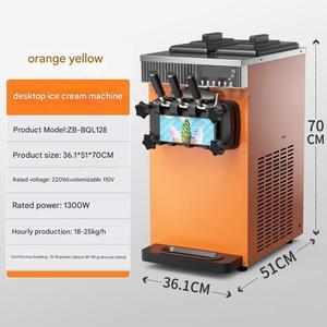 Máquina de Helado Suave de 3 Sabores de Acero Inoxidable de Alta Calidad con Doble Compresor para Uso en Restaurantes - Product Image 4