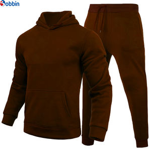 Ensemble sweat-shirt et pantalon de survêtement pour homme, décontracté, uni, lourd, respirant, kit 2 en 1 - Product Image 5