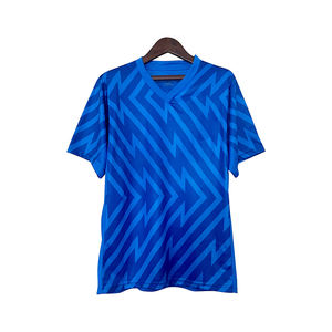 เสื้อฟุตบอลสตรีทผ้าแห้งเร็วผ้าพิมพ์ลายตาข่ายแบบระเหิดสีเสื้อฟุตบอลตามสั่ง - Product Image 1