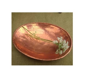 Bol à salade en cuivre martelé de style antique, forme ronde, taille personnalisée, bol à mélanger pour aliments à prix attractif - Product Image 3