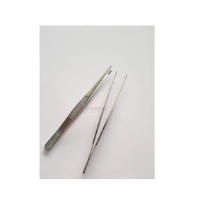 <b>Electric</b> Stainless Steel Dressing Brown Forceps 9x9 Teeth Basis of Surgical <b>Instruments</b> - Product Image 1