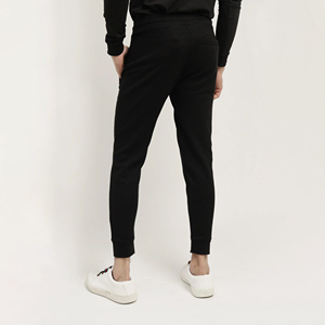 Jogging décontracté grande taille pour hommes Pantalon de survêtement taille moyenne surdimensionné avec cordon de serrage à la taille pour le printemps automne Pantalon polaire à la mode - Product Image 2