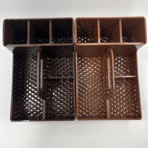 Bandeja de palillos de cocina Premium Virgin PP con diseño de drenaje Ideal para restaurantes Servicio de etiqueta privada OEM B2B Ready - Product Image 1