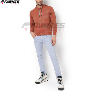 Mode coton polyester col rond couleur personnalisée Logo tenue décontracté extérieur nouveau style pleine impression hommes sweats à capuche - Product Image 4