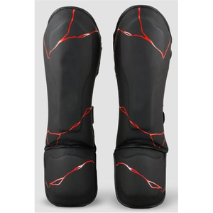 Protège-tibias en cuir PU personnalisés pour l'entraînement de Muay Thai et de Kick Boxing MMA - Logo personnalisé, tailles personnalisées, marque de qualité, OEM - Product Image 5