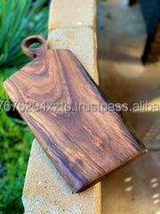 Tabla de Cortar Rectangular de Madera de Acacia Natural Premium, Hecha a Mano, con Mango, Ecológica, Apta para Lavavajillas, para Uso Diario - Product Image 4