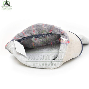 Gants de sécurité de haute qualité pour hommes, en cuir de mouton véritable, confortables, respirants, flexibles, sans silicone, nouveaux - Product Image 6