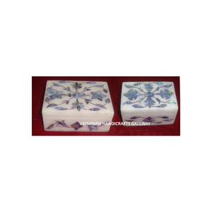 Handmade Luxury Indian <b>Mother</b> <b>of</b> <b>Pearl</b> Inlay Jewelry Boxes Low Price Rectangle Sea Shell MOP Box - Product Image 1