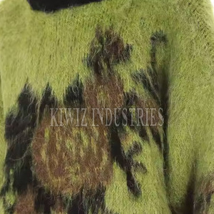 Pull tricoté décontracté d'hiver personnalisé pour femmes, OEM, faible MOQ, respirant, avec logo personnalisé sur le devant - Product Image 2