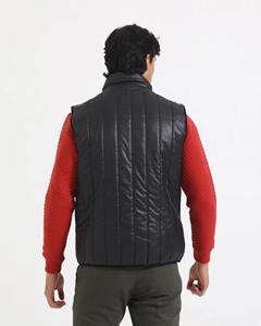 Gilet matelassé personnalisé en couleur, veste à capuche isolée pour homme, fermeture éclair imperméable, coque souple, vêtement élégant, vêtements d'extérieur - Product Image 3