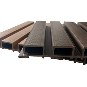 Panneau de cloison de séparation étanche intérieur Revêtement en brique <span class=keywords><strong>Panou</strong></span> Panneau mural intérieur décoratif cannelé en PVC Wpc - Product Image 2