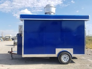 Remorque de cuisine mobile durable avec réfrigérateur grill et friteuse conçue pour les entrepreneurs servant des repas chauds en bordure de rue - Product Image 5