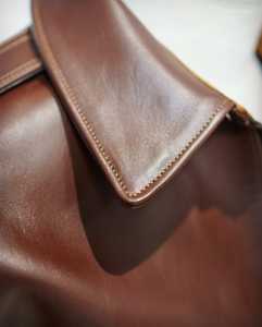 Top Trending Unisex Moto Collection Chaqueta larga de cuero Casual Cierre de cremallera de invierno con bordado - Product Image 5