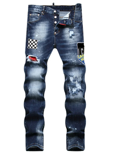 Trending Fashion Top Manufacturer New Stylish Wholesale Oversized Best Quality Denim <b>Jeans</b> Unisex - Product Image 5
