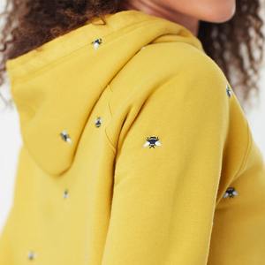 เสื้อฮู้ดแฟชั่นสไตล์ใหม่สำหรับฤดูหนาว ผ้าฝ้ายย้อมสีแบบไท-ได  ลำลองสำหรับผู้หญิง สีตามสั่ง ถักทอ ระบายอากาศได้ดี มีฮู้ด  โลโก้ด้านหน้า - Product Image 5