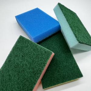 Casalina ฟองน้ำขัดห้องครัวหลากสีแพ็ค2ชิ้นแผ่น12.5x9x3cm ขนาดหนึ่งชิ้น - Product Image 6