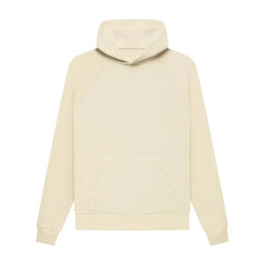 Alta calidad 500 GSM algodón grueso en blanco liso peso pesado sudaderas con capucha de gran tamaño sin cuerda Unisex logotipo personalizado tallas grandes sudaderas con capucha para hombre - Product Image 5