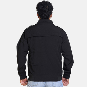 Veste matelassée légère en toile décontractée pour homme et femme, imperméable, brodée, technique, à capuche, coupe-vent, devant - Product Image 3