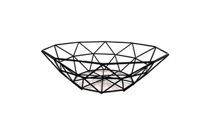 Panier à fruits en métal de qualité supérieure, couleur noire personnalisée, bon marché, ustensiles de cuisine traditionnels, panier à fruits décoratif en métal - Product Image 6