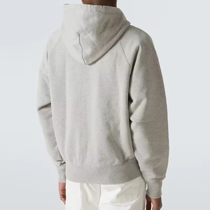 2025 Fashion <b>Zip</b> <b>Up</b> Hoodie | Custom Logo Boxy Cropped Hoodie with Drawstring | <b>Mens</b> Casual Full <b>Zip</b> Hoodies - Product Image 2