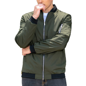 Offre Spéciale Slim Fit vêtements d'extérieur hommes vêtements Bomber Satin saison d'hiver veste impression personnalisée Logo hommes Satin veste pour tenue décontractée - Product Image 6