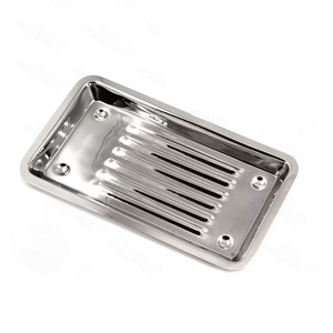 ถาดรองเครื่องมือทันตกรรมถาดสเตนเลสใหม่ - Product Image 3