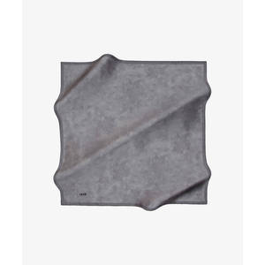 Luxury 100% Silk <b>Square</b> <b>Scarf</b>-Leopard & Polka Dot Print Grey 90x90cm - Product Image 2