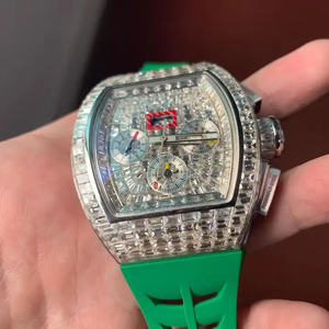 Montre de haute qualité avec diamants DEF Lab Moissanite, diamants incolores, style hip-hop - Product Image 2