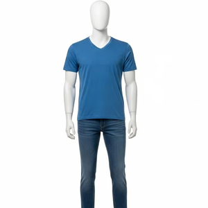 T-shirts pour hommes en coton respirant, col rond, tissu doux et léger, confortable, décontracté, à porter au quotidien, pour la mode estivale - Product Image 6