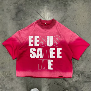 เสื้อยืดผ้าคอตตอน100% 300กรัมสำหรับผู้ชายพิมพ์ลายสกรีน - Product Image 2