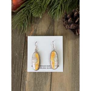 REDA galvan Bumblebee Jasper & ต่างหูห้อยไข่มุกน้ำจืดรูปหัวใจเพชรต่างหูแต่งงานน่ารักแบบห้อย - Product Image 1