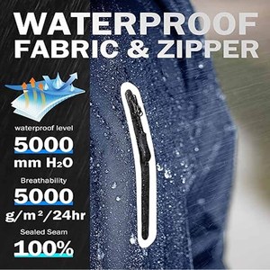 Veste de voile respirante et coupe-vent imperméable pour homme Veste de pluie marine avec capuche Veste de randonnée téléchargée par Dress Sports - Product Image 3