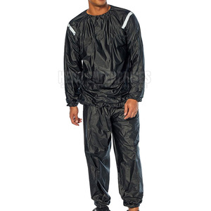 Fitness Wear Men <b>Sauna</b> <b>Suit</b> Solid Color Men <b>Sauna</b> <b>Suit</b> Fashion Wear Slim Fit Men <b>Sauna</b> <b>Suit</b> - Product Image 2