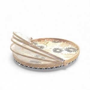 Cubreplatos de Nácar Natural Hecho a Mano para Cubrir Alimentos, Decoración de Mesa de Comedor e Interiores, de Vietnam - Product Image 2